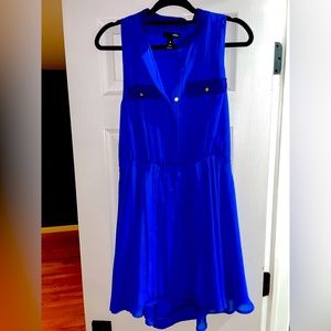 Blue Aqua Mini Dress